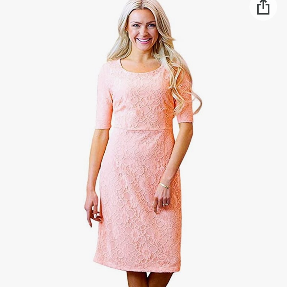 Mikarose dress in sweetheart pink